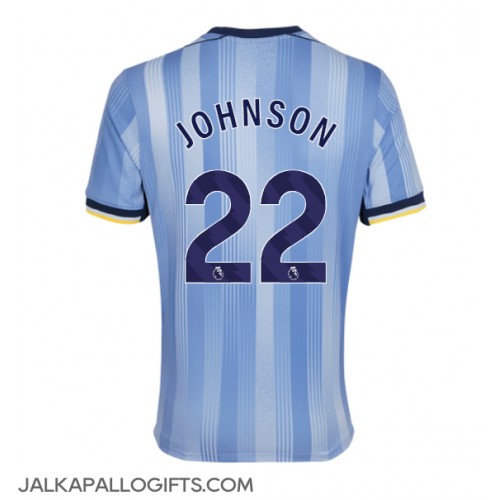 Tottenham Hotspur Brennan Johnson #22 Vieraspaita 2024-25 Lyhythihainen